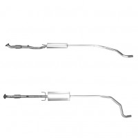 VAUXHALL CORSA 1.0 11/06-08/14 Centre Exhaust Box Silencer BM50462 + FK50462C