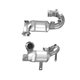 PEUGEOT 407SW 2.0 07/04-02/08 Catalytic Converter BM80754H