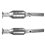 VOLKSWAGEN BORA 1.4 10/98-02/01 Catalytic Converter