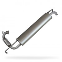 SMART FORTWO 1.0 07/14 on Rear Exhaust Box Silencer ERN1031