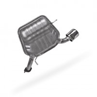 CHEVROLET Captiva 2.4 09/06-04/11 Rear Exhaust Box Silencer ECV4002P