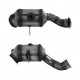 MERCEDES SLC180 1.6 01/16 on Catalytic Converter BM92529H + FK92529C