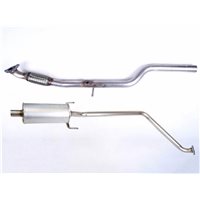 VAUXHALL Viva 1.0 01/15-03/19 Front Pipe & Centre Exhaust Box Silencer EGM880