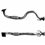 VOLKSWAGEN GOLF 1.6 10/01-06/04 Front Pipe