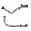 AUDI CABRIOLET 2.6 08/93-08/00 Front Pipe