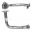 PEUGEOT 206 1.6 10/98-12/00 Front Pipe