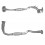 TOYOTA COROLLA 1.3 05/92-05/95 Front Pipe