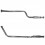 MERCEDES 190D 2.5 11/85-09/93 Front Pipe