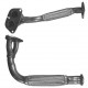 MAZDA 626 2.2 06/88-04/92 Front Pipe