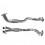 TOYOTA COROLLA 1.6 07/92-04/97 Front Pipe
