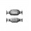 VAUXHALL ASTRA 1.7 07/91-02/98 Catalytic Converter