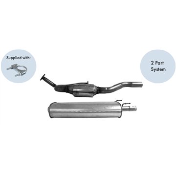 VOLKSWAGEN LT35 2.3 10/96-12/00 Catalytic Converter