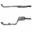 MERCEDES E220 2.2 06/98-02/01 Catalytic Converter