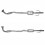 VAUXHALL CORSA 1.7 10/00-08/03 Catalytic Converter