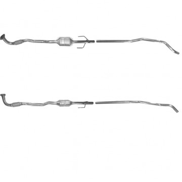 VAUXHALL CORSA 1.7 10/00-08/03 Catalytic Converter