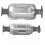 HYUNDAI PONY 1.3 10/92-10/94 Catalytic Converter