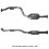 MERCEDES SLK230K 2.3 09/96-03/00 Catalytic Converter