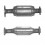 MAZDA E2000 2.0 01/00-02/01 Catalytic Converter